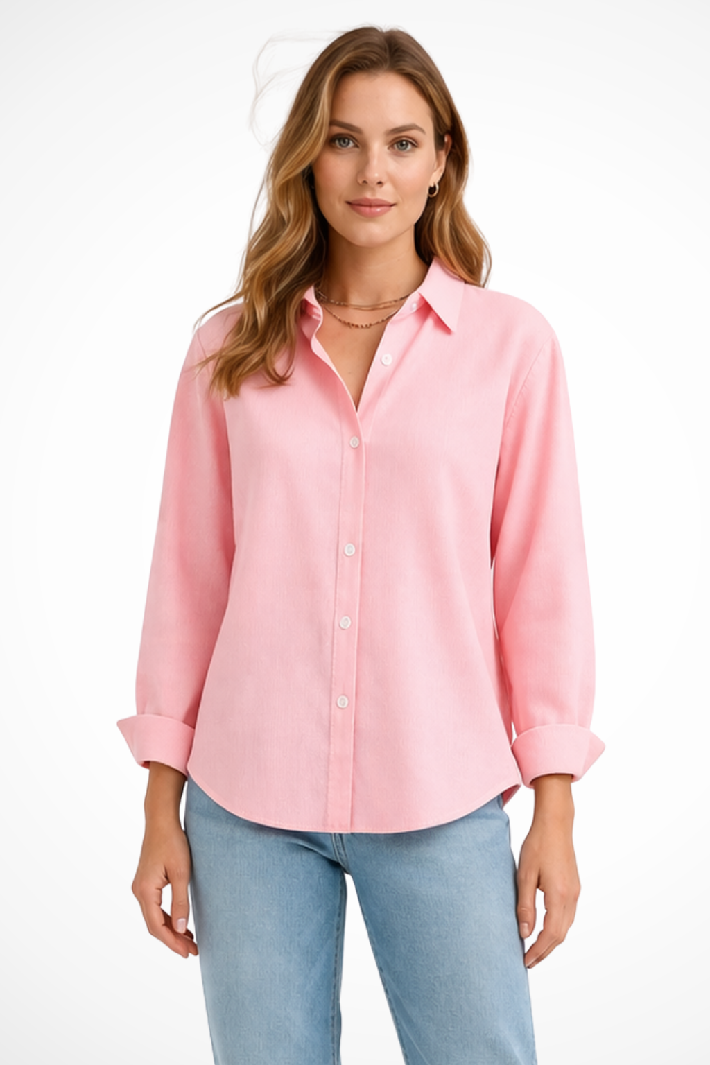Genevieve Laurent | Classic Button Shirt For Women