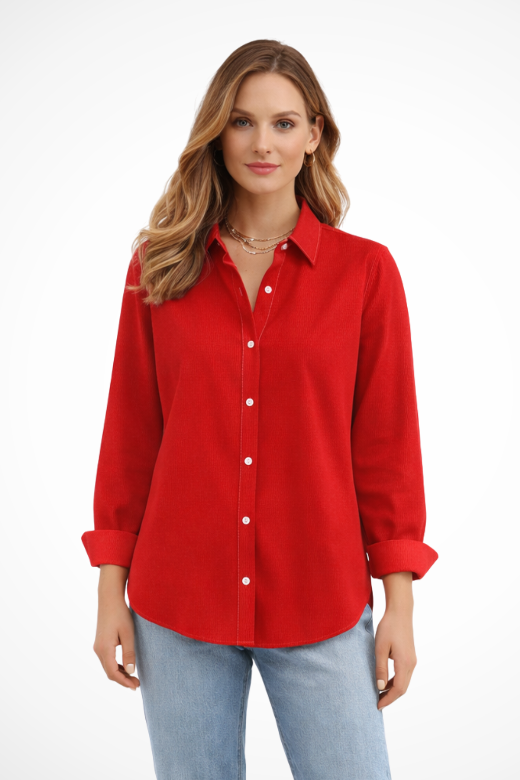 Genevieve Laurent | Classic Button Shirt For Women