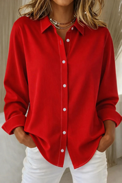 Genevieve Laurent | Classic Button Shirt For Women