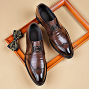 Edward Harrington | Classic Buckle Leather Dress Shoes