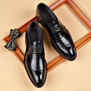 Edward Harrington | Classic Buckle Leather Dress Shoes
