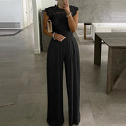 Vivienne Monroe | Elegant Lace Wide Leg Jumpsuit For Women
