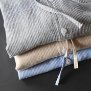Leonardo Varese | Linen Hooded Shirt For Men