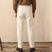 Leonardo Moretti | High-Waist Sartorial Luxe Trousers