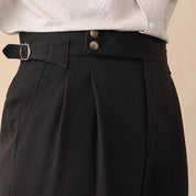 Leonardo Moretti | High-Waist Sartorial Luxe Trousers