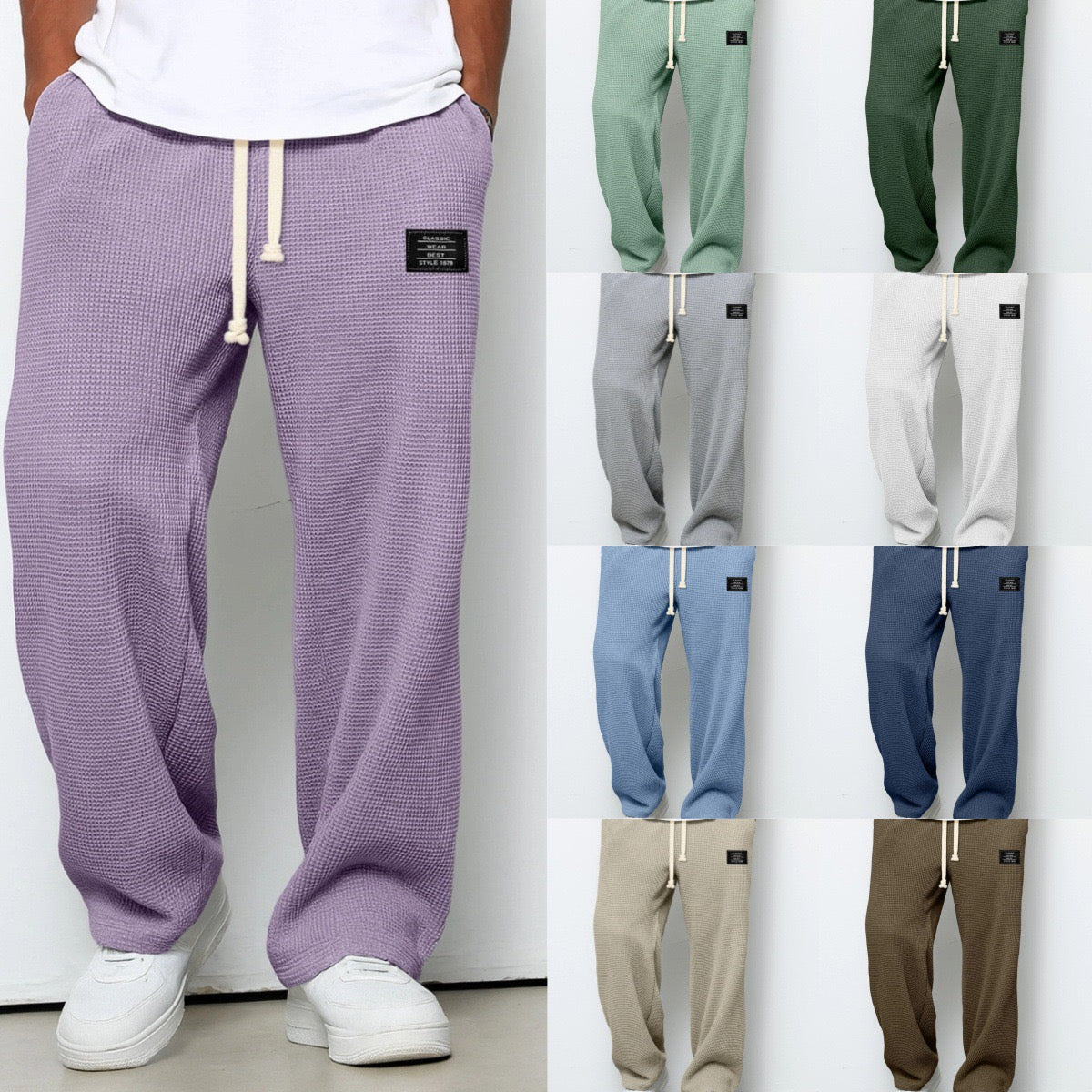 Adrian Whitmore | Textured Lounge Trousers For Men