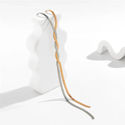 Célin | Adjustable Snake Chain Necklace in Gold or Silver