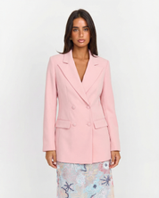 Rosalind Beaumont | Pink Double-Breasted Blazer for Women