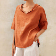 Isabella Moreau | Relaxed Linen Blouse For Women