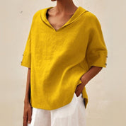 Isabella Moreau | Relaxed Linen Blouse For Women