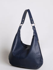 Adeline Vosburgh | Black Leather Shoulder Bag for Women