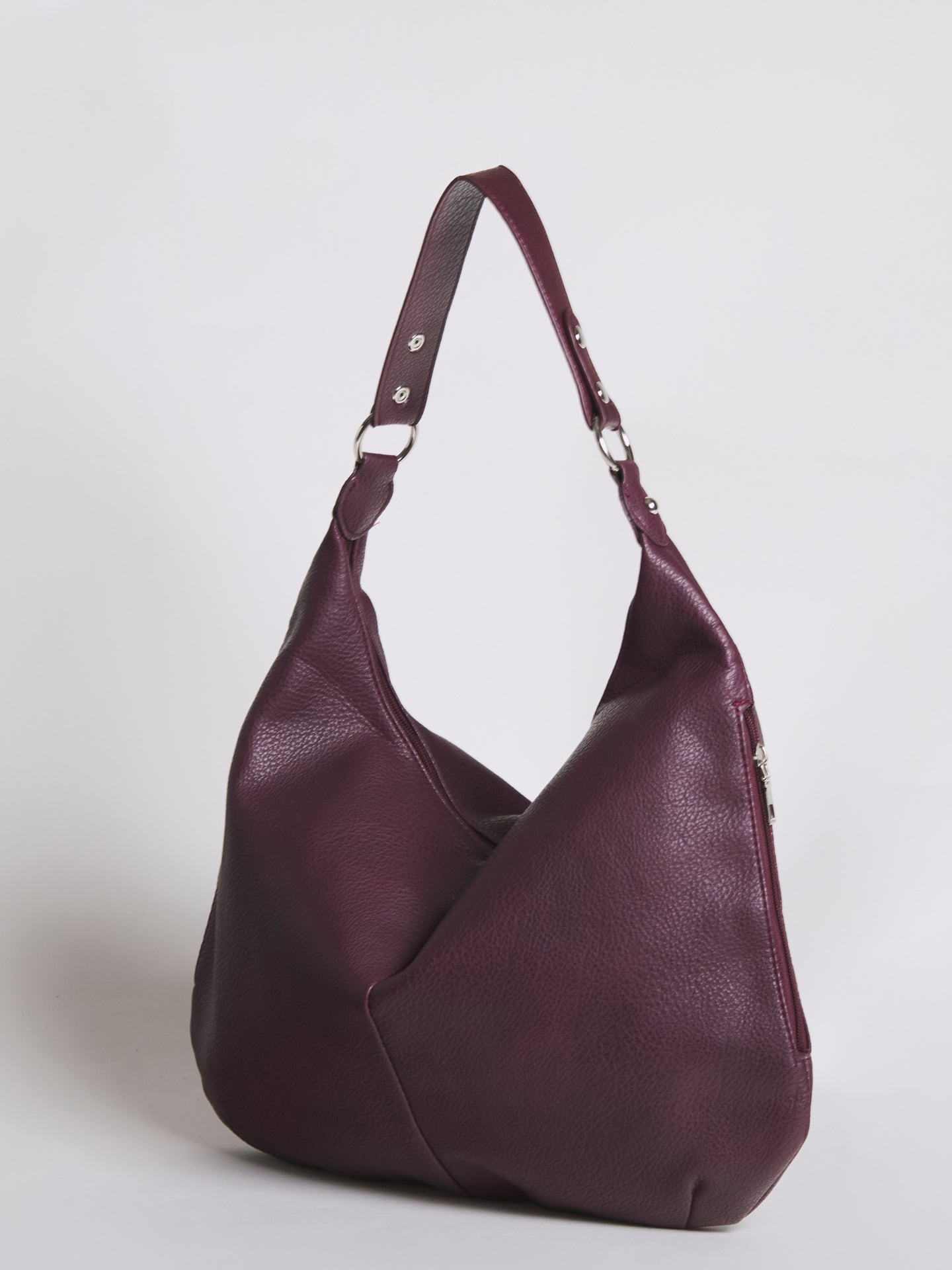 Adeline Vosburgh | Black Leather Shoulder Bag for Women