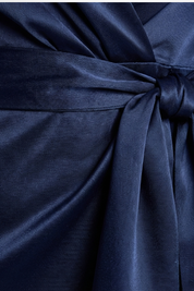 Isabelle Laurent | Satin Halter Maxi Dress For Women