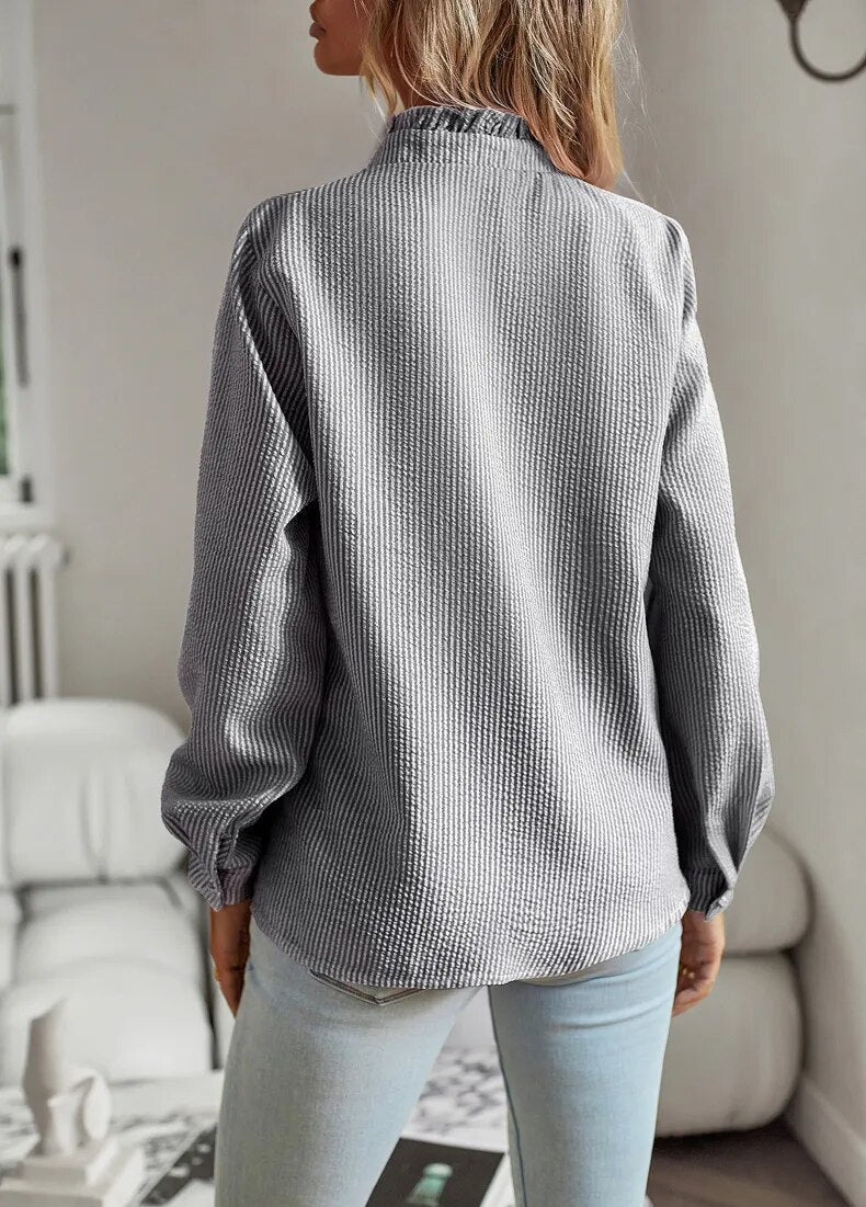 Sofia Laurent | Paris Ruffle Blouse Luxe