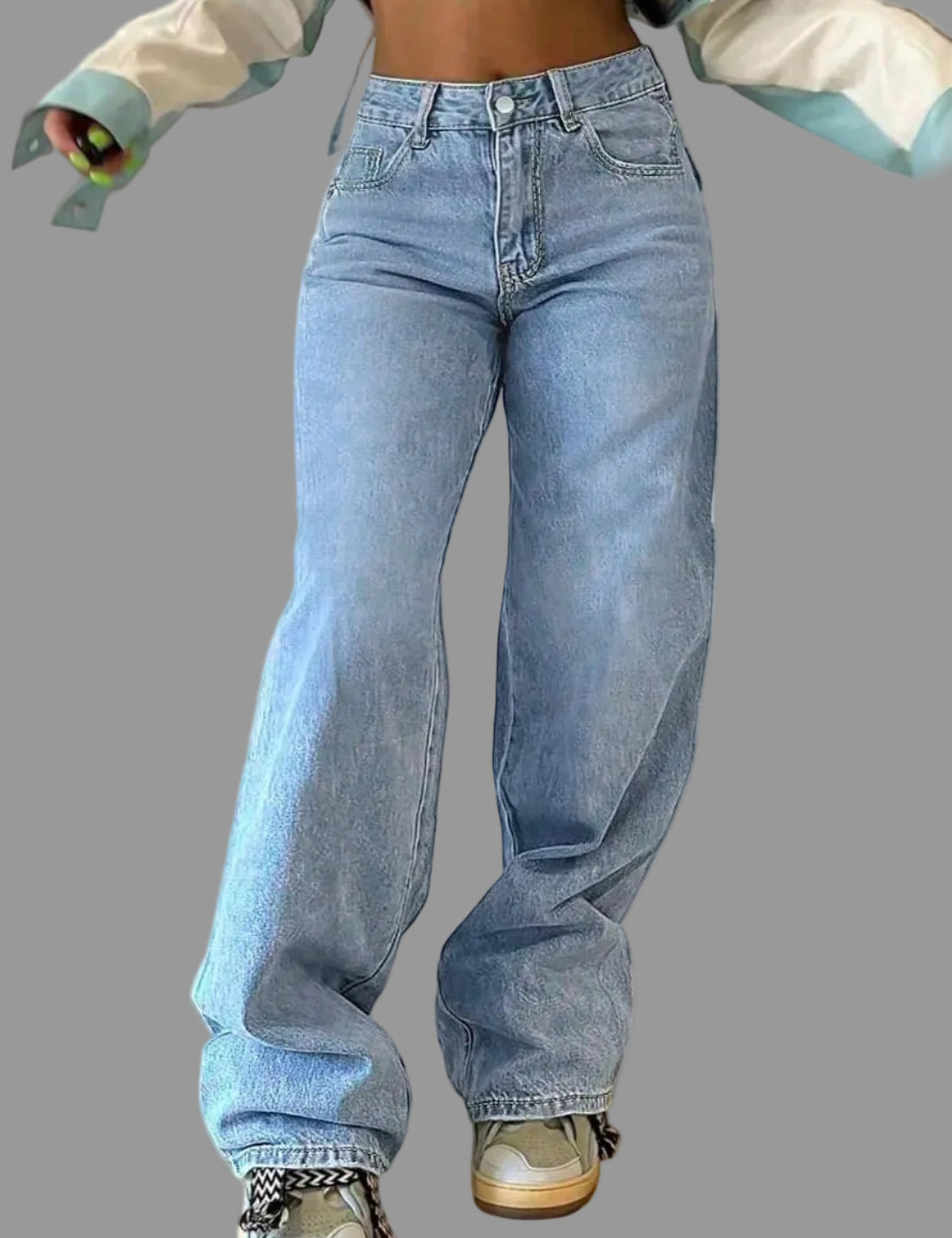 Jeans-met-losse-rechte-pijpen-en-elastische-taille-3.jpg