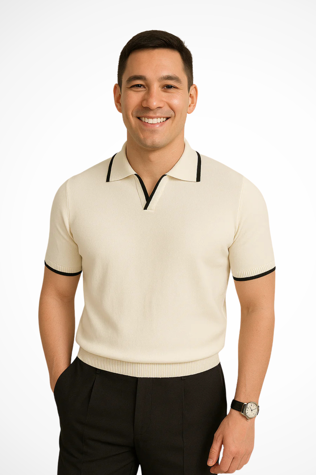Lorenzo Bellini | Knitted Polo Shirt For Men