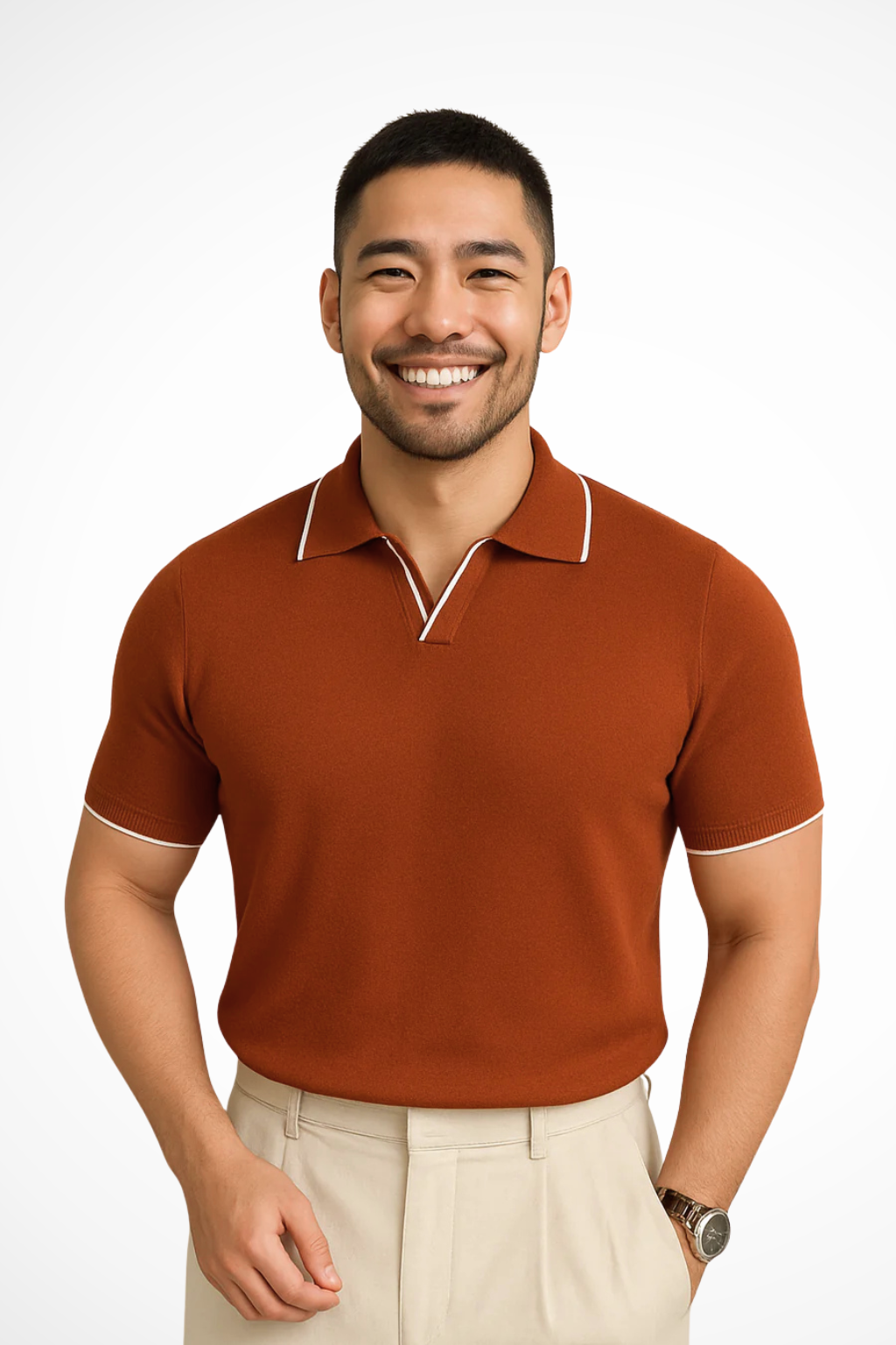 Lorenzo Bellini | Knitted Polo Shirt For Men