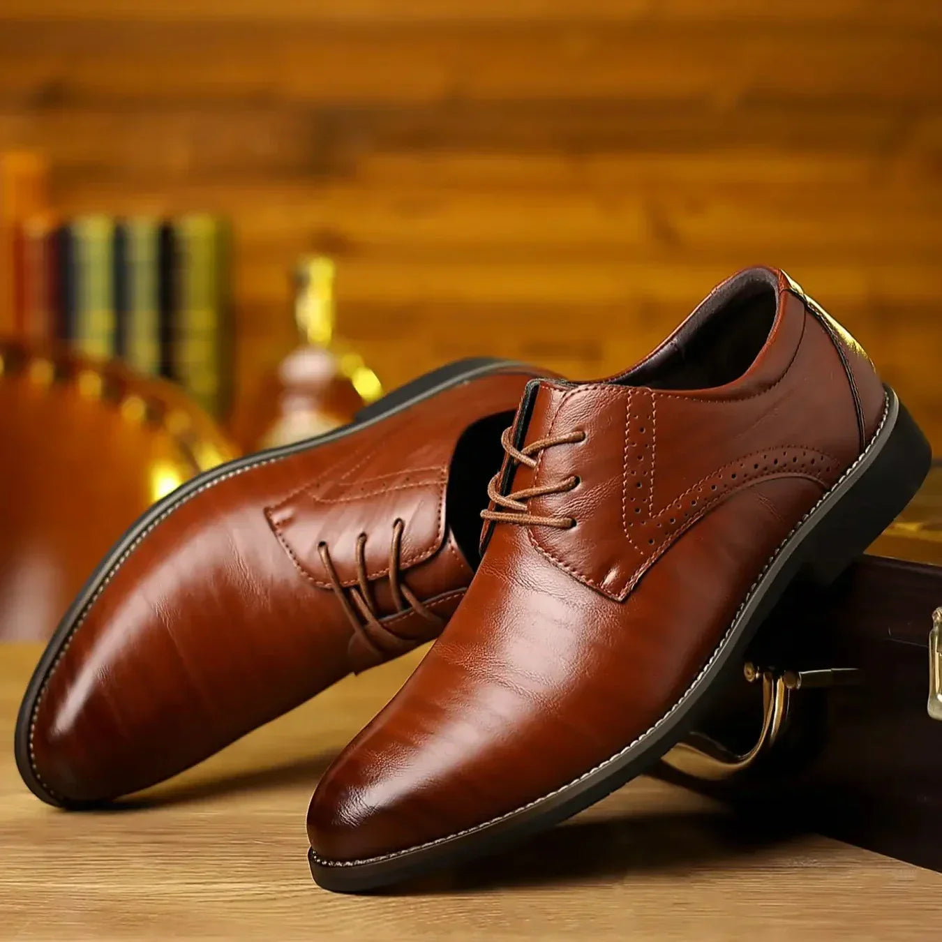 Luca Moretti | Classic Leather Oxford Shoes For Men