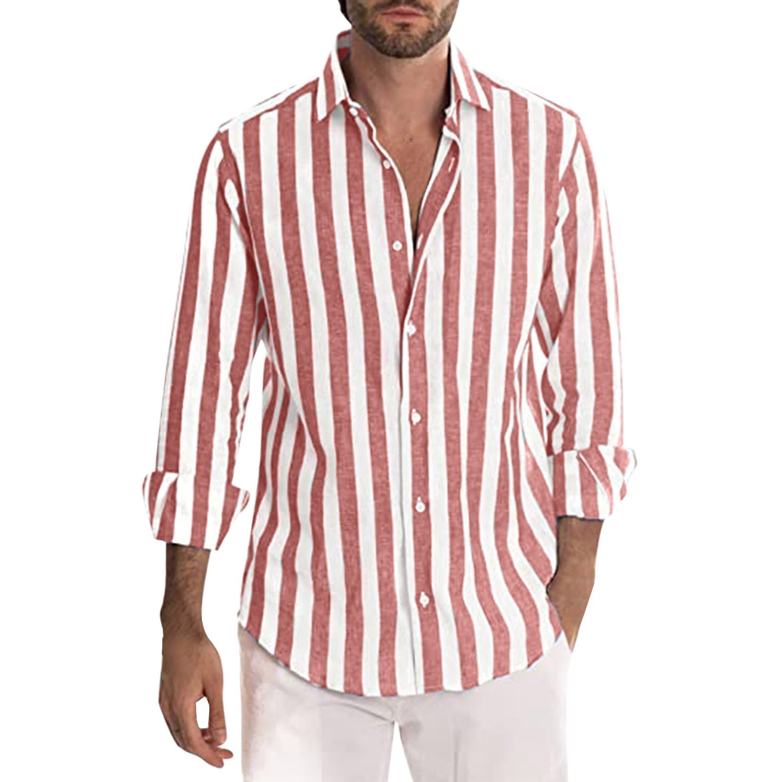 Callum Ashford | Luxury Striped Linen Shirt for Men