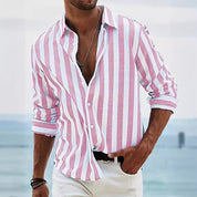 Callum Ashford | Luxury Striped Linen Shirt for Men