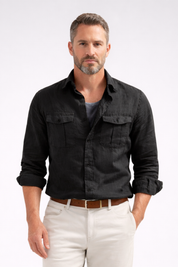 Luca Moretti | Premium Linen Shirt For Men