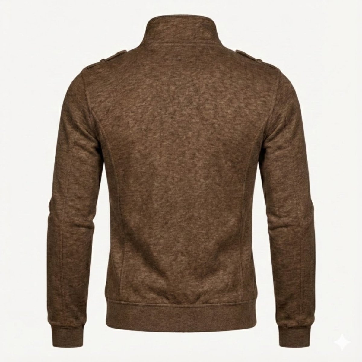 Armand Leclerc | Black Slim Fit Zip Jacket for Men