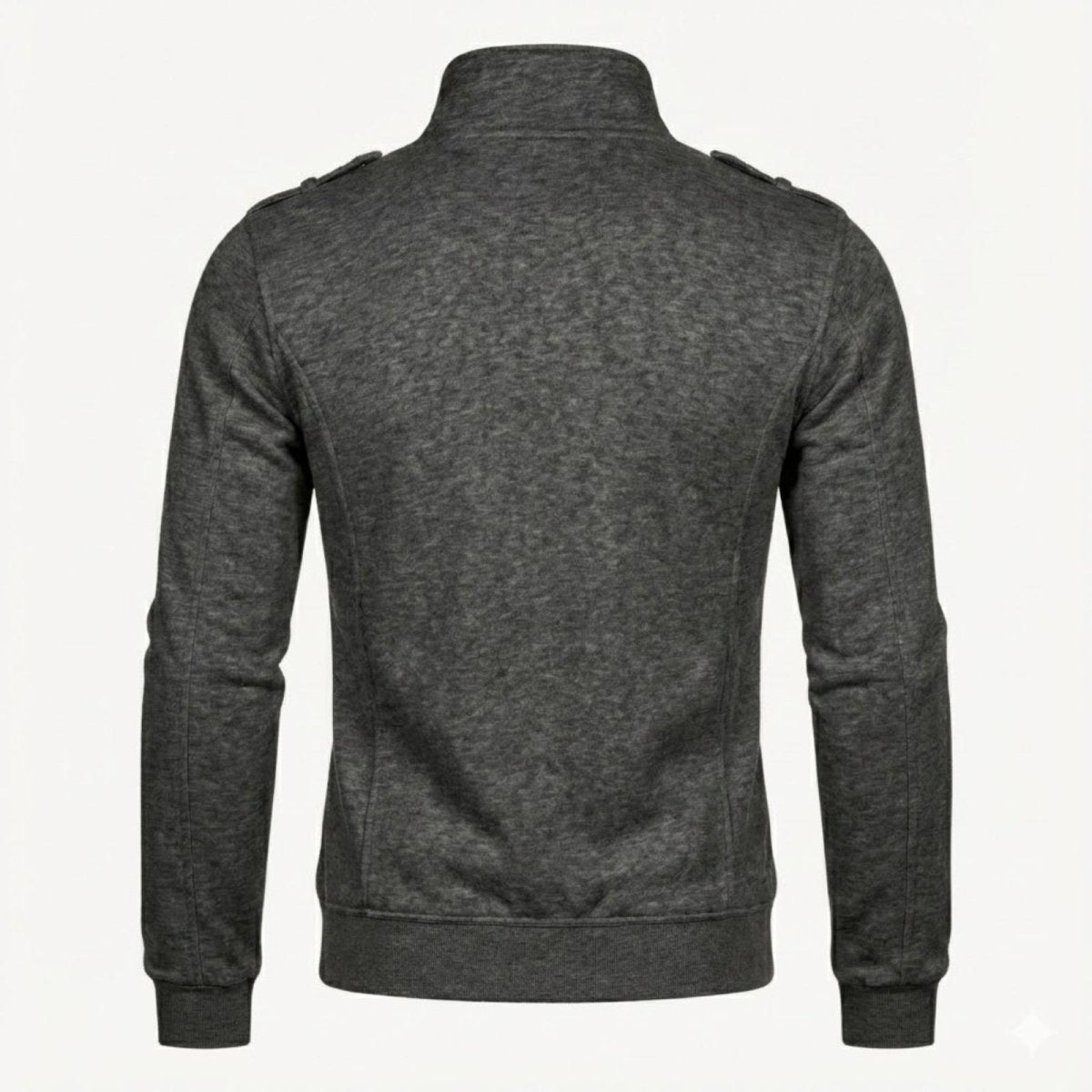 Armand Leclerc | Black Slim Fit Zip Jacket for Men