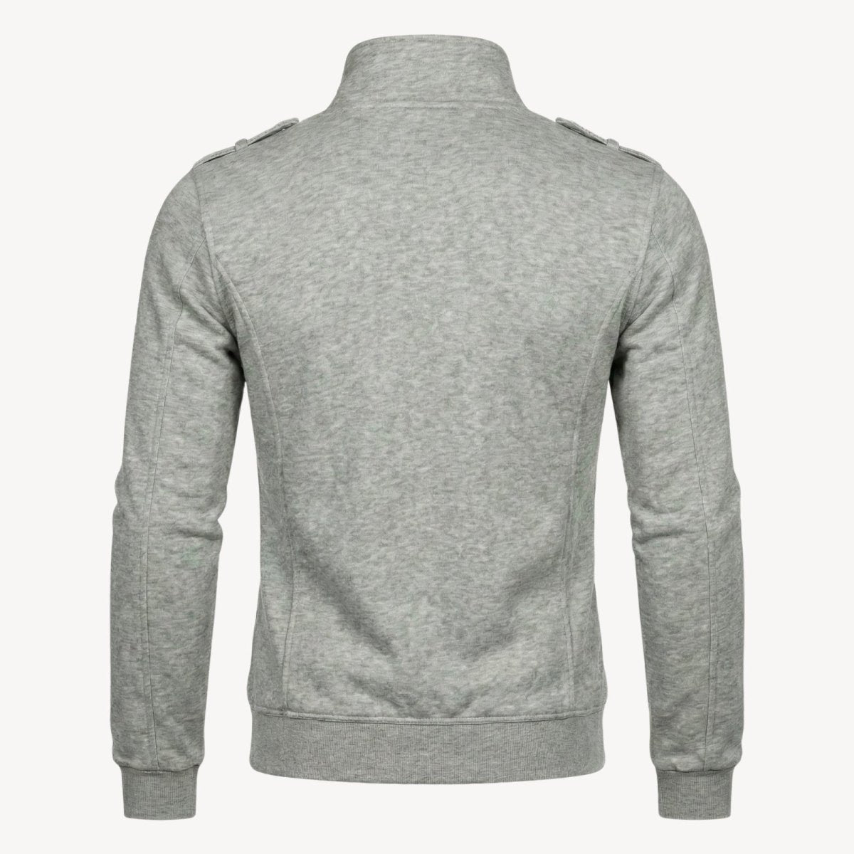 Armand Leclerc | Black Slim Fit Zip Jacket for Men