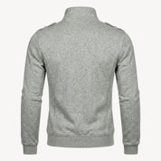 Armand Leclerc | Black Slim Fit Zip Jacket for Men