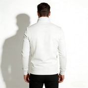 Armand Leclerc | Black Slim Fit Zip Jacket for Men