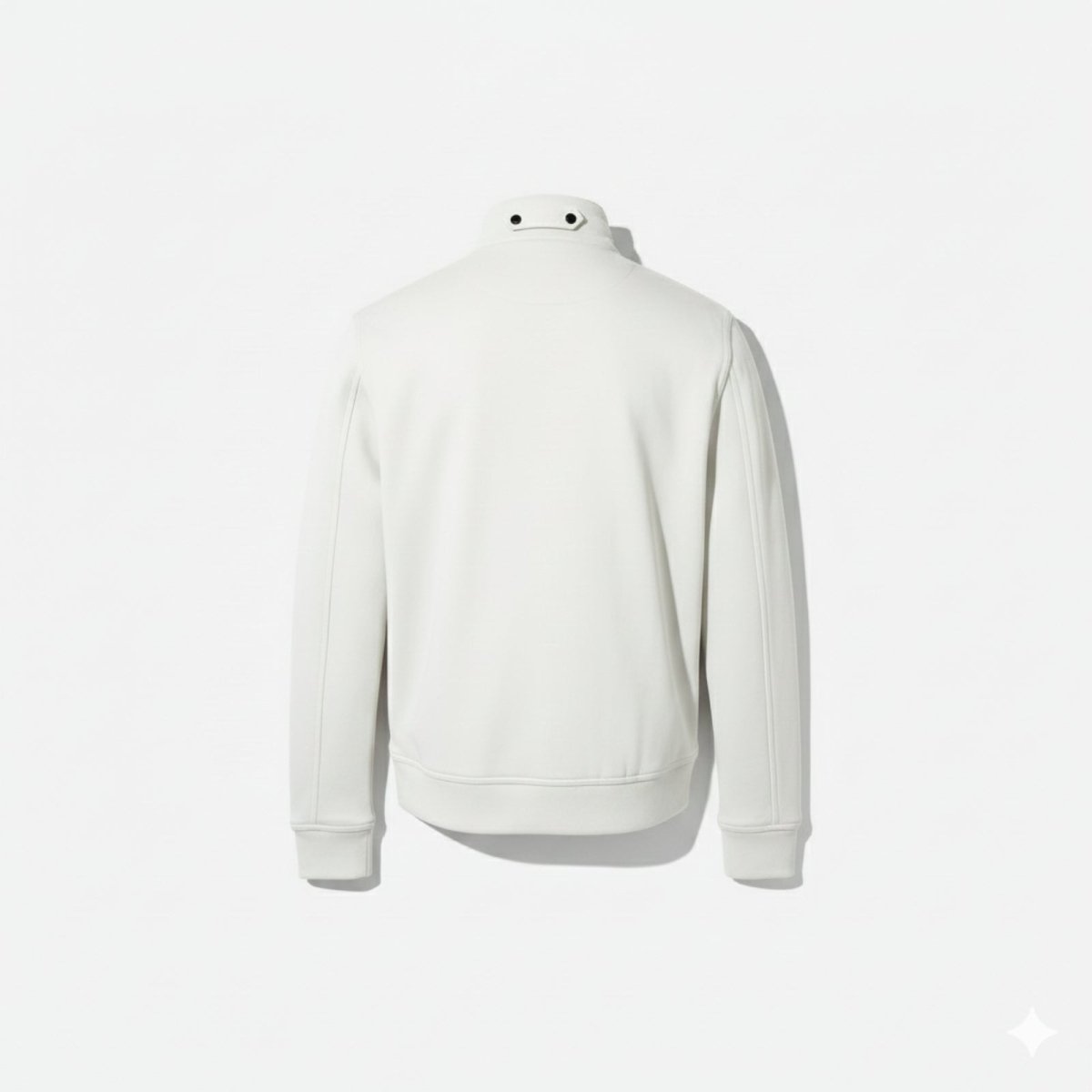 Armand Leclerc | Black Slim Fit Zip Jacket for Men