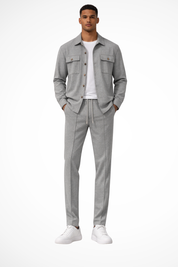 Luca Moretti | Refined Textured Co-Ord Set For Men