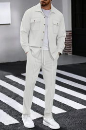 Luca Moretti | Refined Textured Co-Ord Set For Men