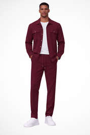 Luca Moretti | Refined Textured Co-Ord Set For Men