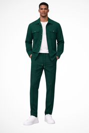 Luca Moretti | Refined Textured Co-Ord Set For Men