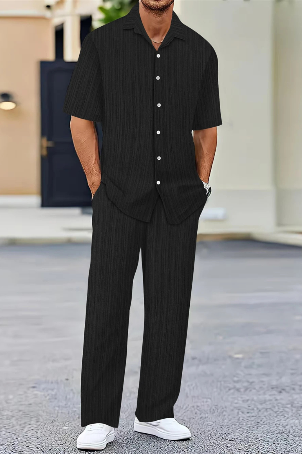 Luca Moretti | Relaxed Luxe Co-Ord Set For Men