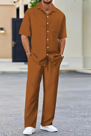 Luca Moretti | Relaxed Luxe Co-Ord Set For Men