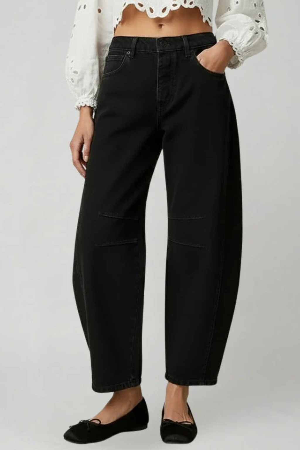 Lucienne Moreau | Relaxed Barrel Jeans For Women