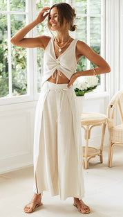 Luna Bellini | Elegant Linen Co-Ord Set For Women