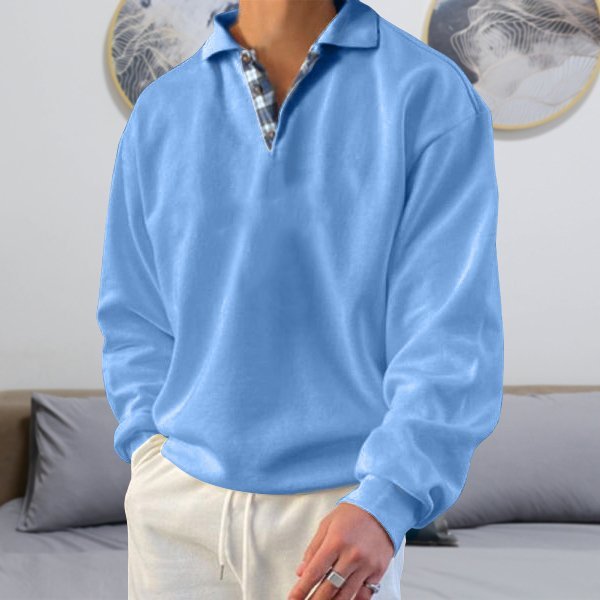 Caleb Monroe | Relaxed Collar Lounge Sweatshirt