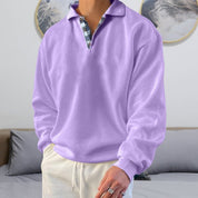 Caleb Monroe | Relaxed Collar Lounge Sweatshirt