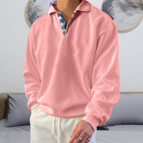 Caleb Monroe | Relaxed Collar Lounge Sweatshirt