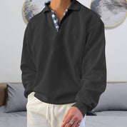 Caleb Monroe | Relaxed Collar Lounge Sweatshirt