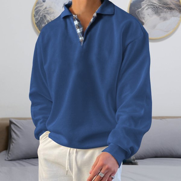 Caleb Monroe | Relaxed Collar Lounge Sweatshirt