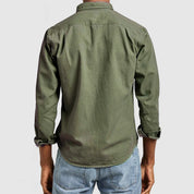 Noah Blake | Classic Linen Button-Up Shirt