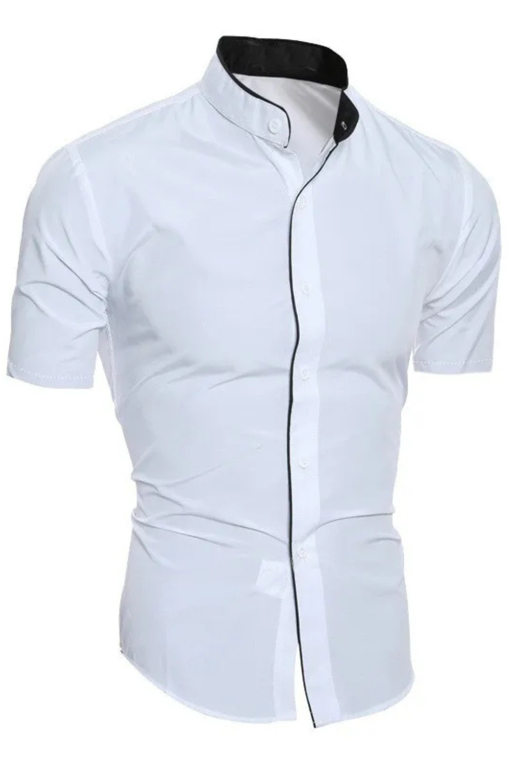 Marco Bellini | Modern Mandarin Shirt For Men