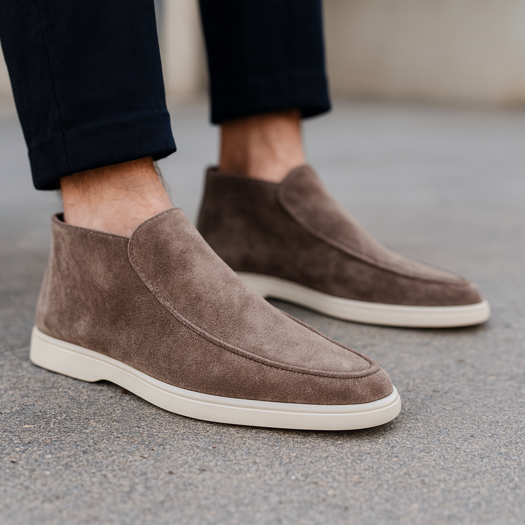 Marco Bellini | Suede Slip-On Loafers For Men