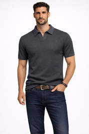 Matteo Bellini | Textured Polo Shirt For Men