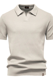 Matteo Bellini | Textured Polo Shirt For Men