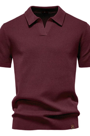 Matteo Bellini | Textured Polo Shirt For Men